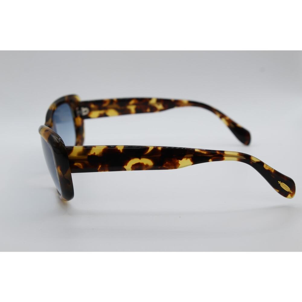 Tortoise Rectangular Cat-Eye Sunglasses - image 3